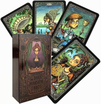 Tarot The Dark Mansion Taro Da Mans o Obscura Sombria Sinistra Brilho 